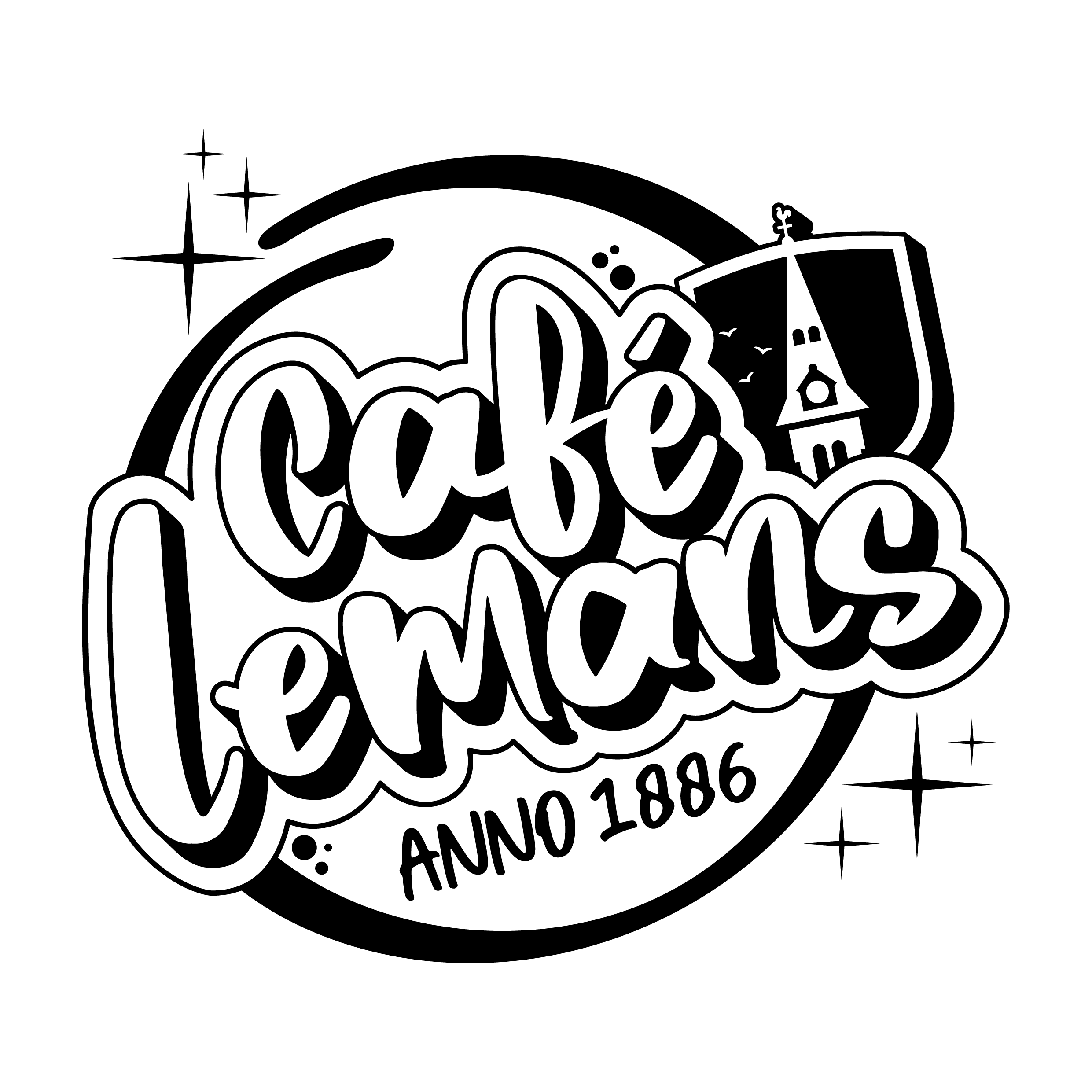 Cafe Lemans Logo_Zwart